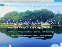 Tablet Screenshot of historicshadowpoint.com
